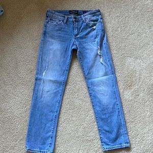 Lucky Brand size 2/26 distressed jeans sweet crop EUC
